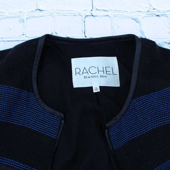Rachel Roy black and blue zip jacket - Picture 4 of 4
